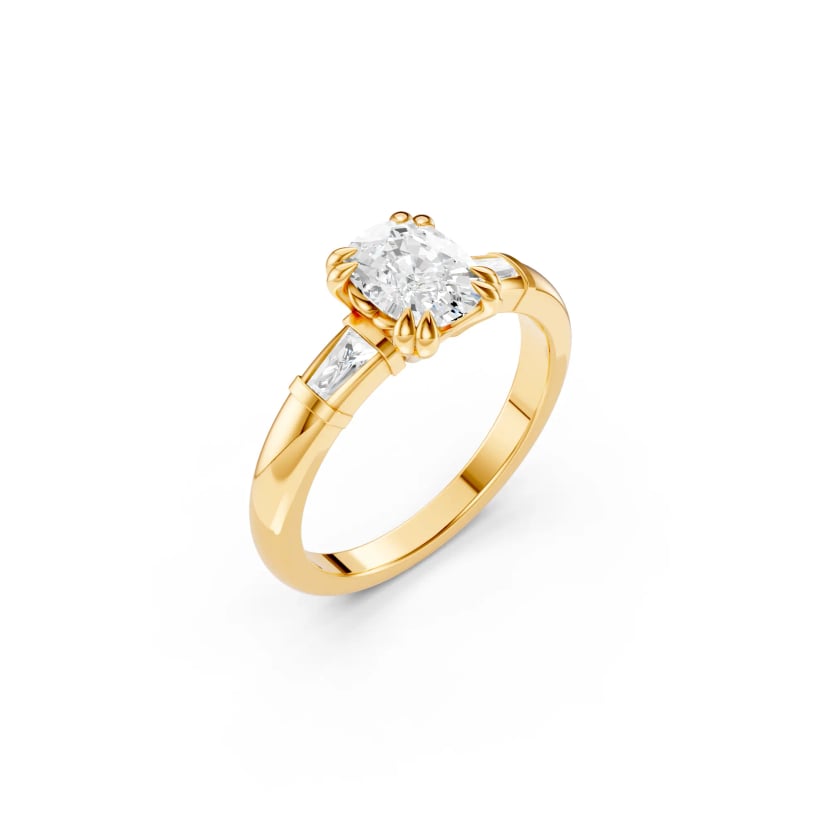Classic Cushion Cut Diamond Ring - Custom jewellery by Underwoods Fine Jewellers North Lakes