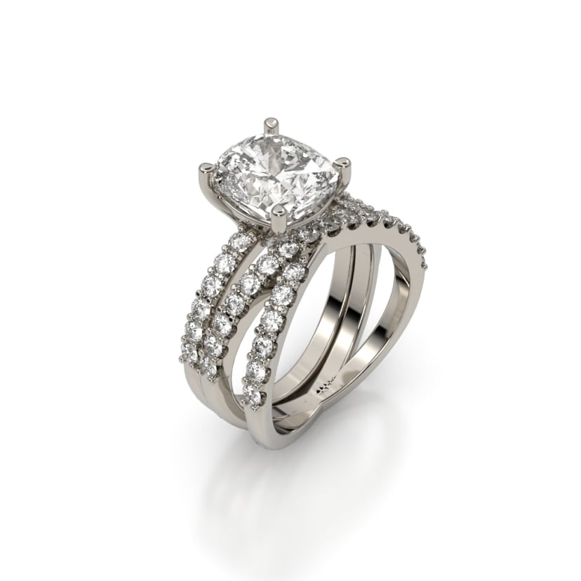 Triple Band Bridal Set - Custom jewellery by Underwoods Fine Jewellers North Lakes